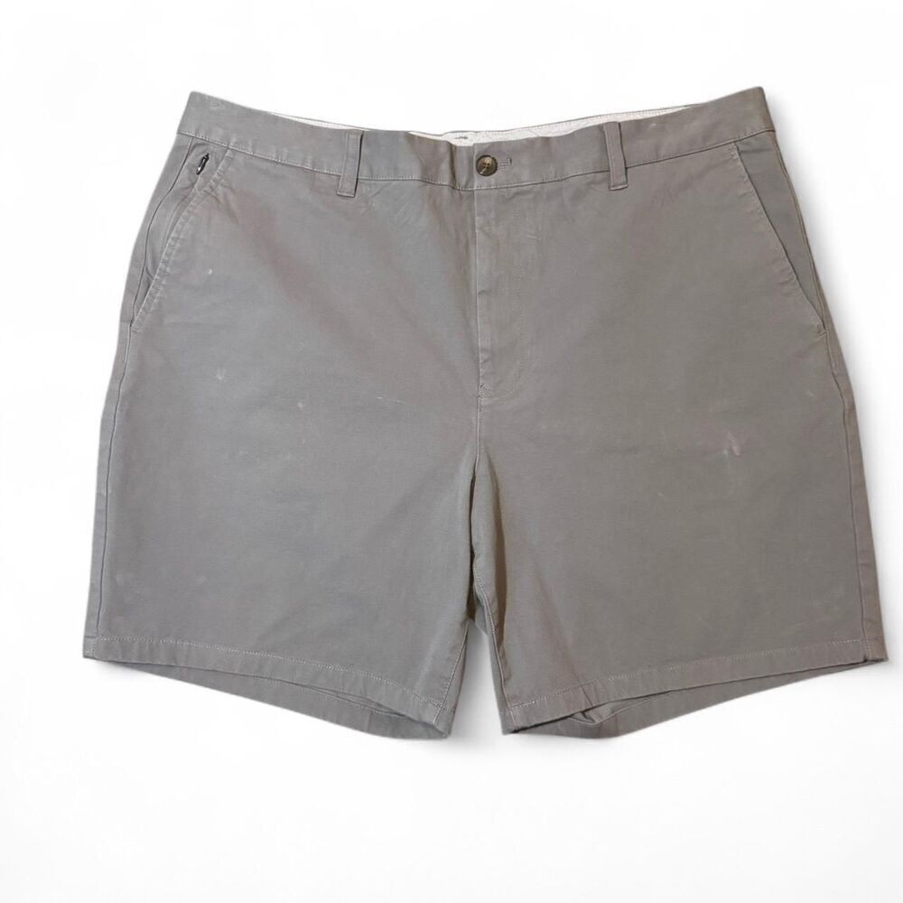 Bonobos Men's Grey 7' Standard Chino Shorts flat front 5-pockets golf size 40